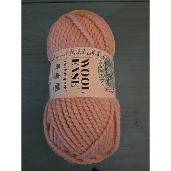 Lion Brand Wool-Ease Thick & Quick Yarn Rouge Color 6oz/170g 106yds/97m Bulky#6 - Picture 5 of 6